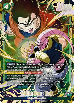 Majin Buu : Evil (ST01-035) (V.2 – Alternate Art) – Story Booster 01 [Fusion World] – Near Mint – JAP