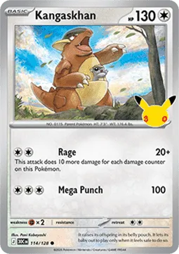 Kangourex [Rage | Mega Punch] – 30th Celebration (114) – Near Mint – FR