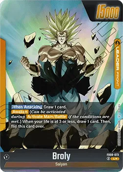 Broly // Broly (FB08-073) (V.2 – Leader) – Story Booster 01 [Fusion World] – Near Mint – JAP