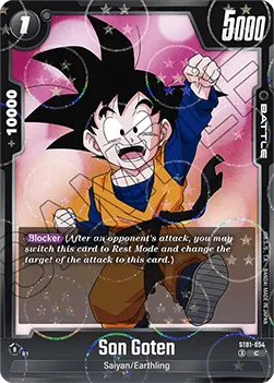 Son Goten (ST01-054) (V.2 – Common) – Story Booster 01 [Fusion World] – Near Mint – EN